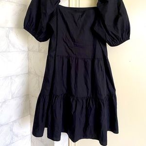 Puffy sleeve mini dress